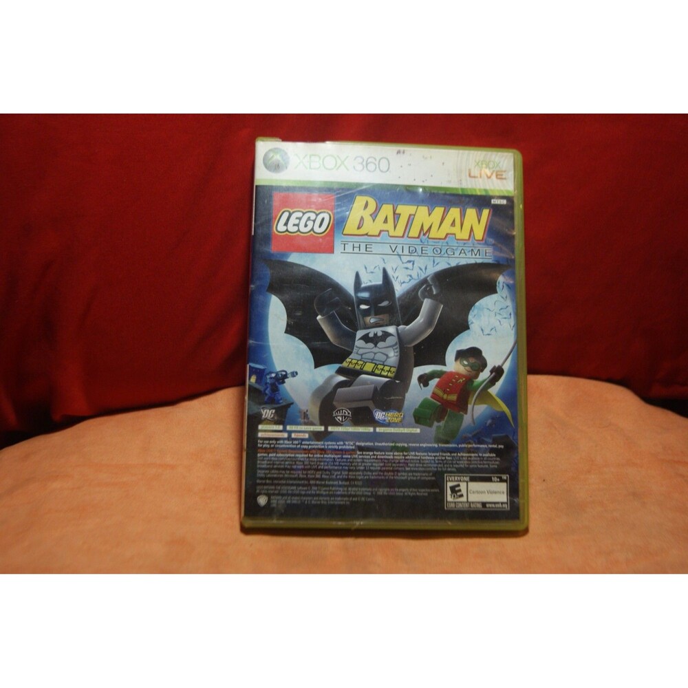 LEGO Batman: The Videogame Xbox 360 2012 Only No Pure Dual/Box DC Adventure